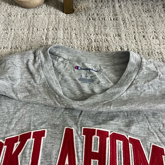 Gray and Red Short Sleeve Tee - Picture 2 of 4